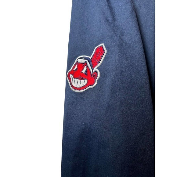 CLEVELAND INDIANS / CHIEF WAHOO / JACOBS FIELD Embroidered Xl Pullover Jacket - Picture 3 of 5